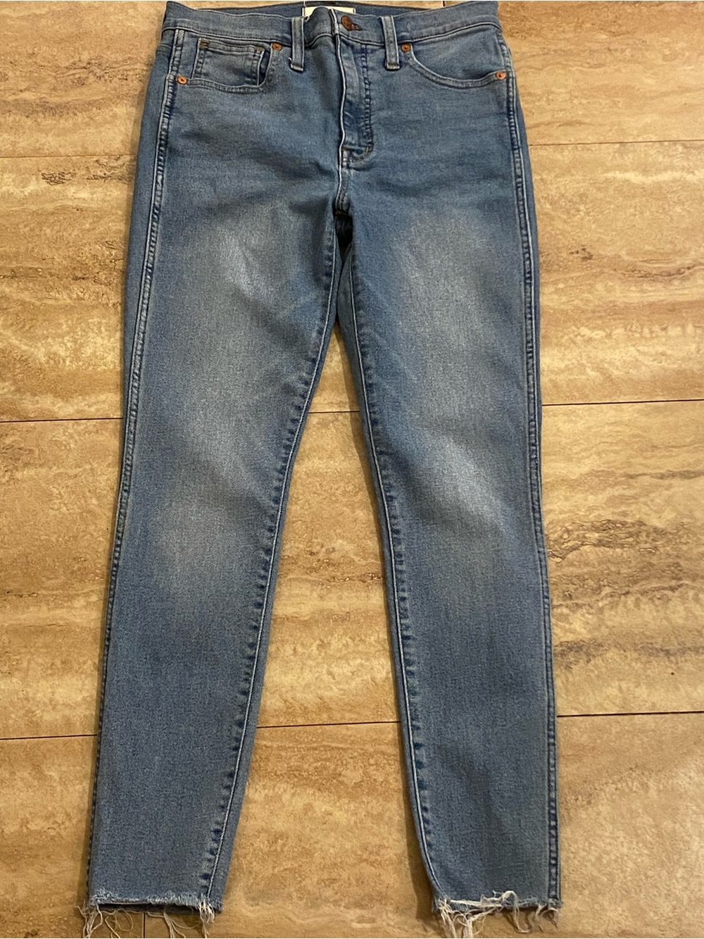 Madewell Light Blue High-Rise Skinny Jeans